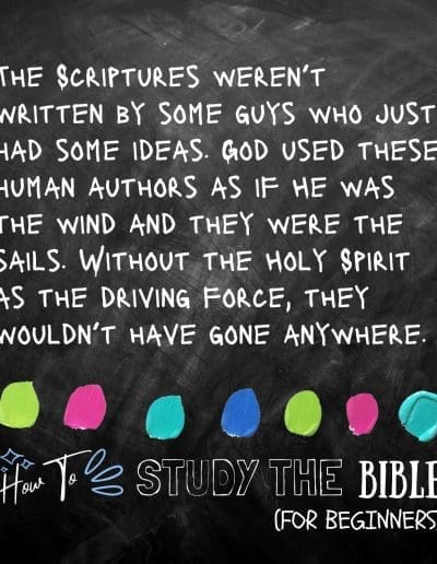 how to study the bible for beginners